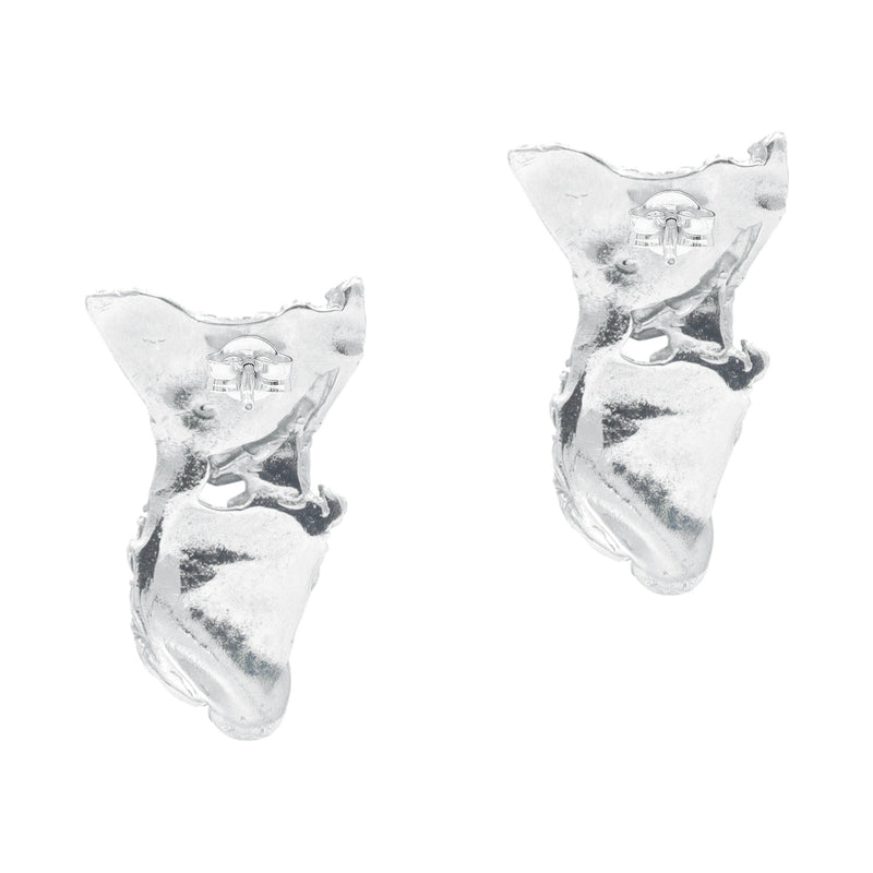 The Caryatides Silver Earrings