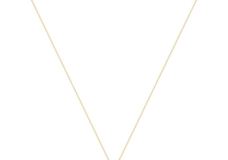 Simple Chain Halskette aus 18K Gold