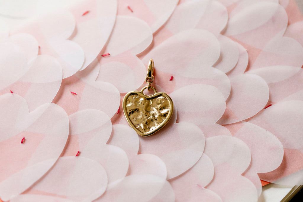 Guld Hjerte 18k Guld Vedhæng