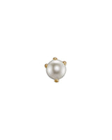 Tiny Claw Gold Plated Stud w. Pearl