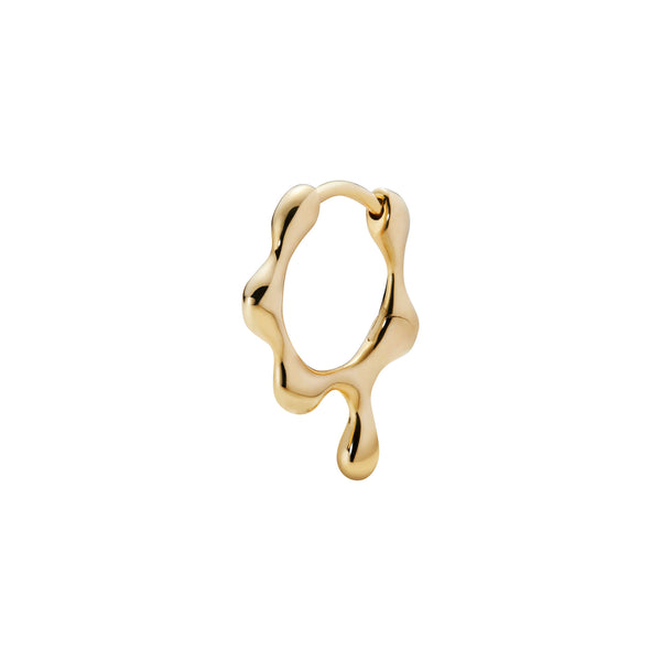 Clover 14K Guld Huggie