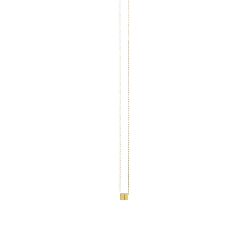 Cube 18K Gold Necklace