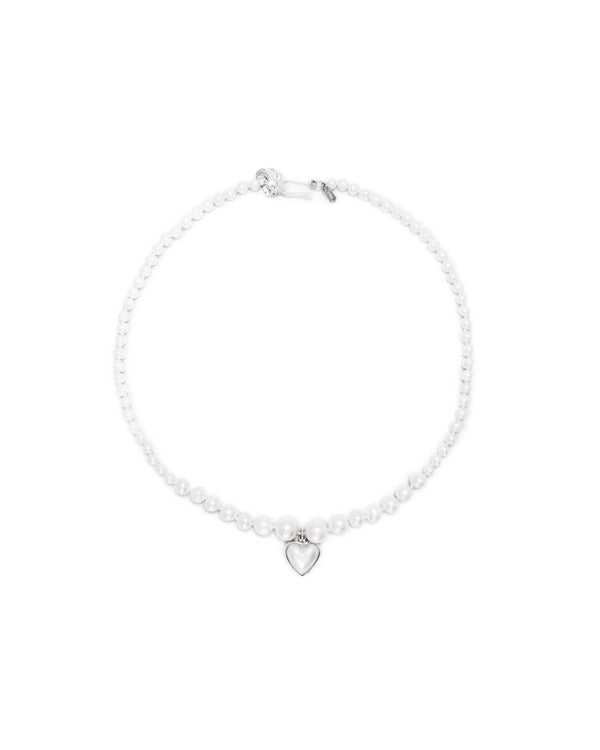 Desire Silver Necklace w. Pearl