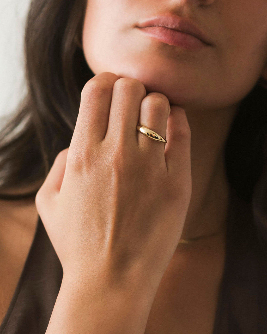 Dome 14K Gold Ring