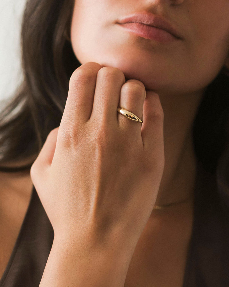 Dome 14K Gold Ring