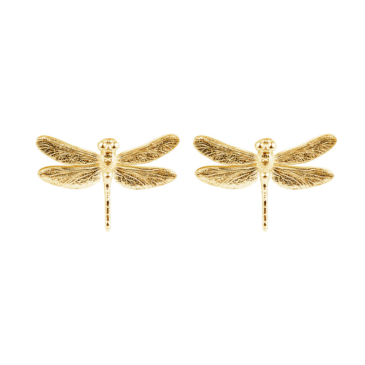 Dragonfly Gold Plated Earrings