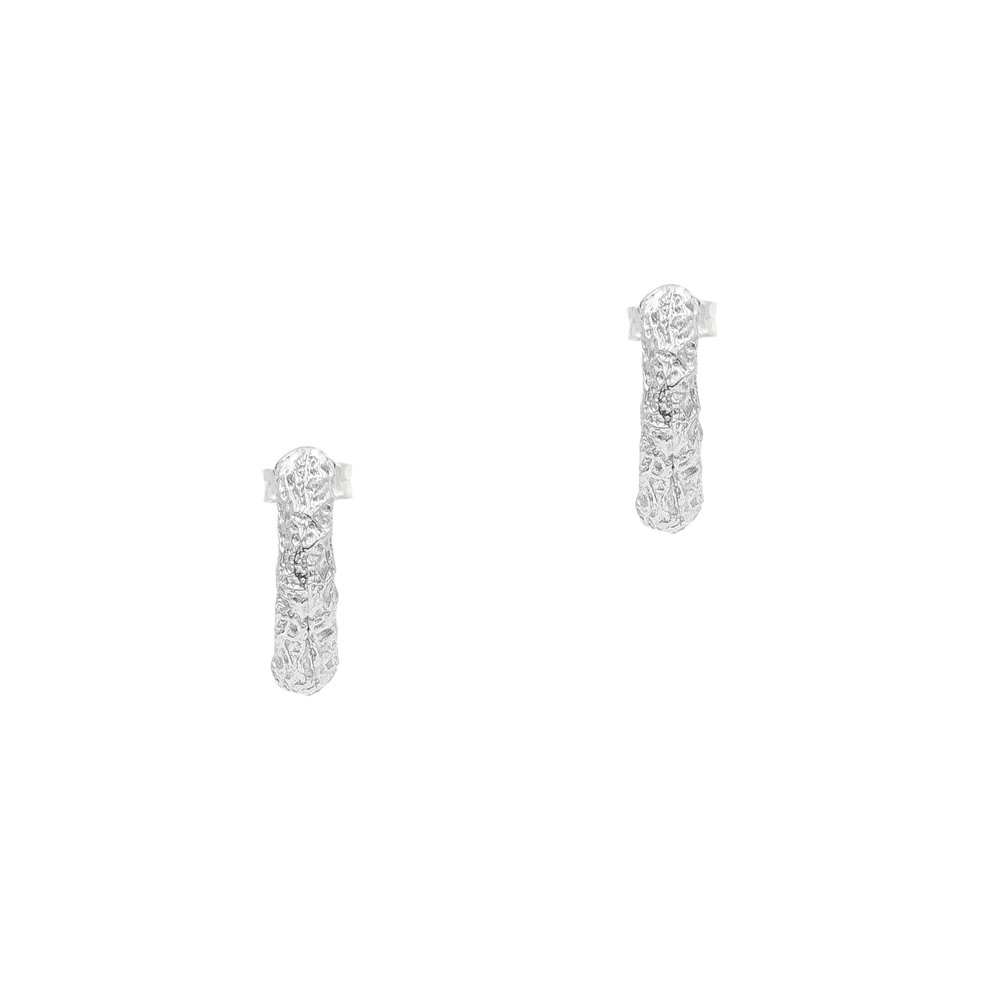 Elli Earrings Studs Letter K Initials Minimal in 925 Sterling Silver Gold Plated, Sterling Silver, No Gem