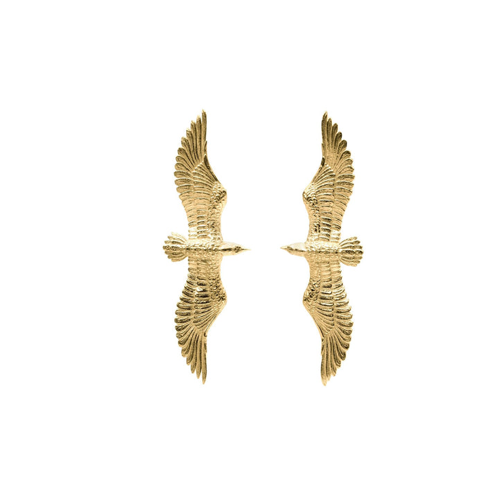 Bird Gold Plated Studs