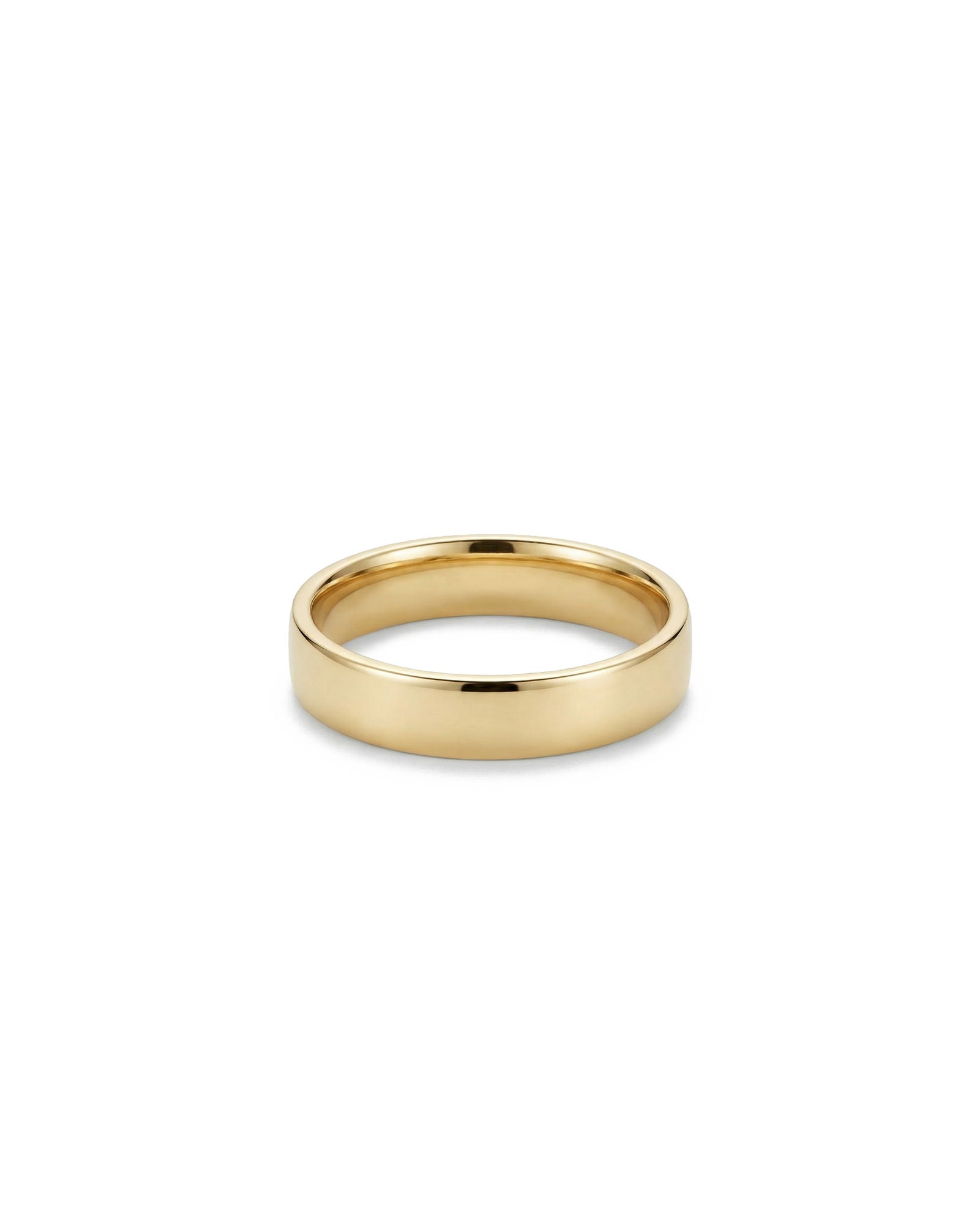 Flat 14K eller 18K Guld eller Hvidguld 5mm Ring