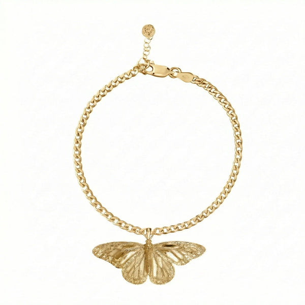 Silver Monarch Necklace