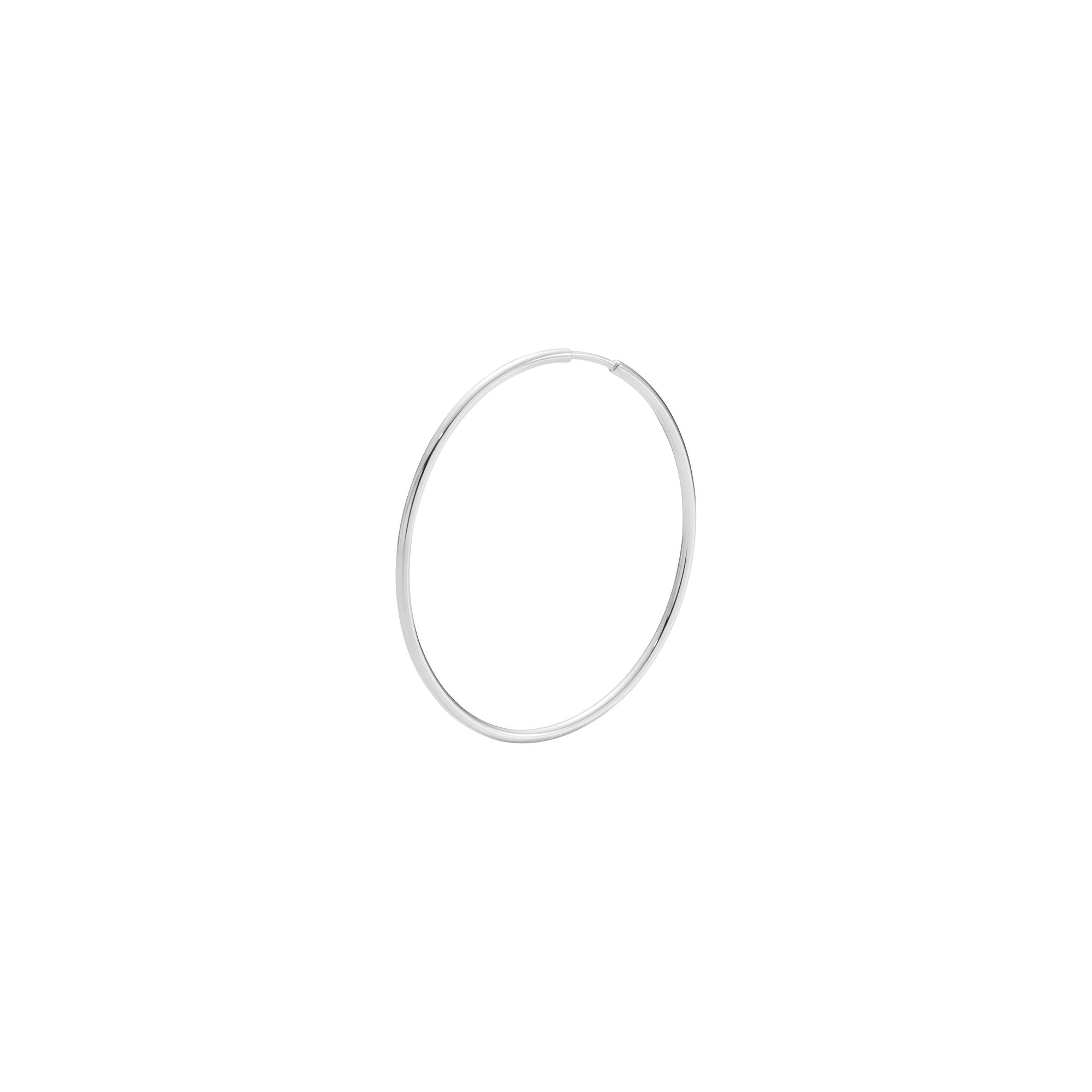 Gossamer 35 14K Hvidguld Hoop