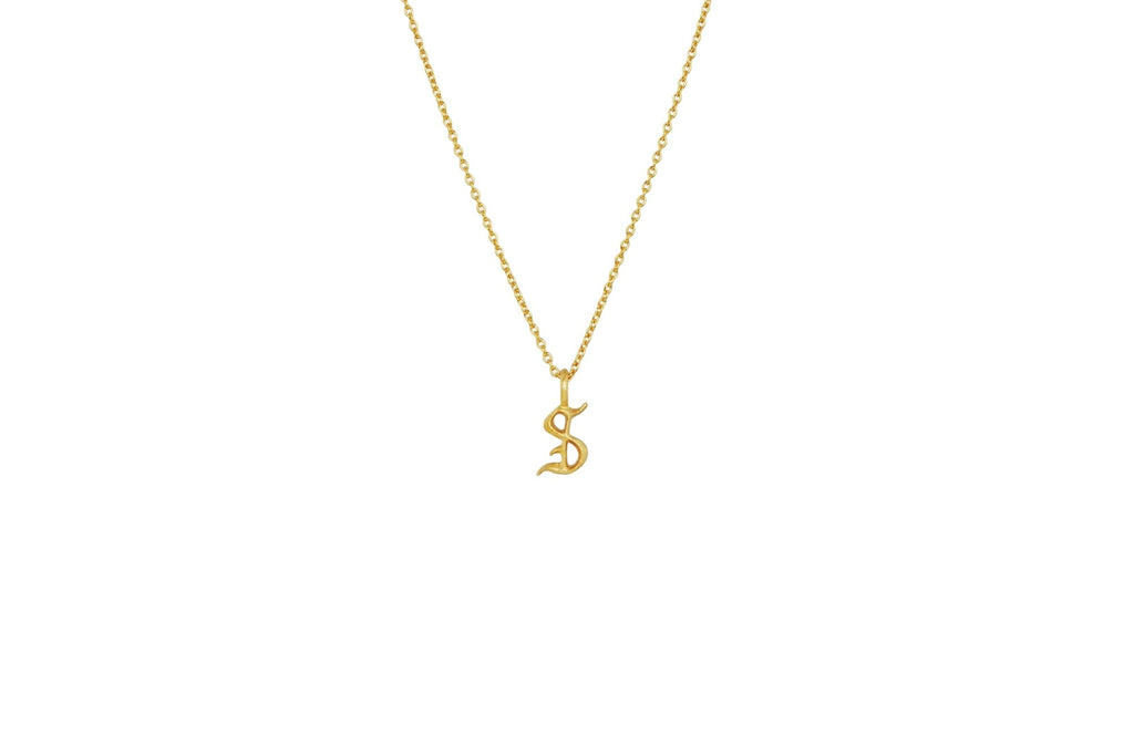 IX S Ice 22K Gold Plated Pendant