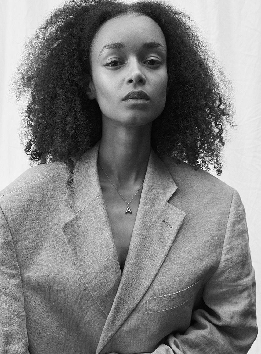 Helium Letter Silver Pendant