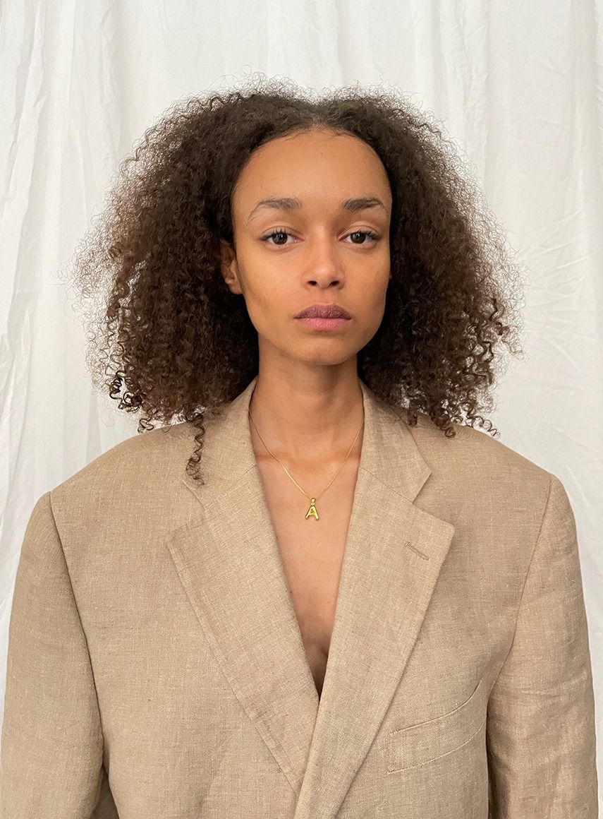 Helium Letter Gold Plated Pendant