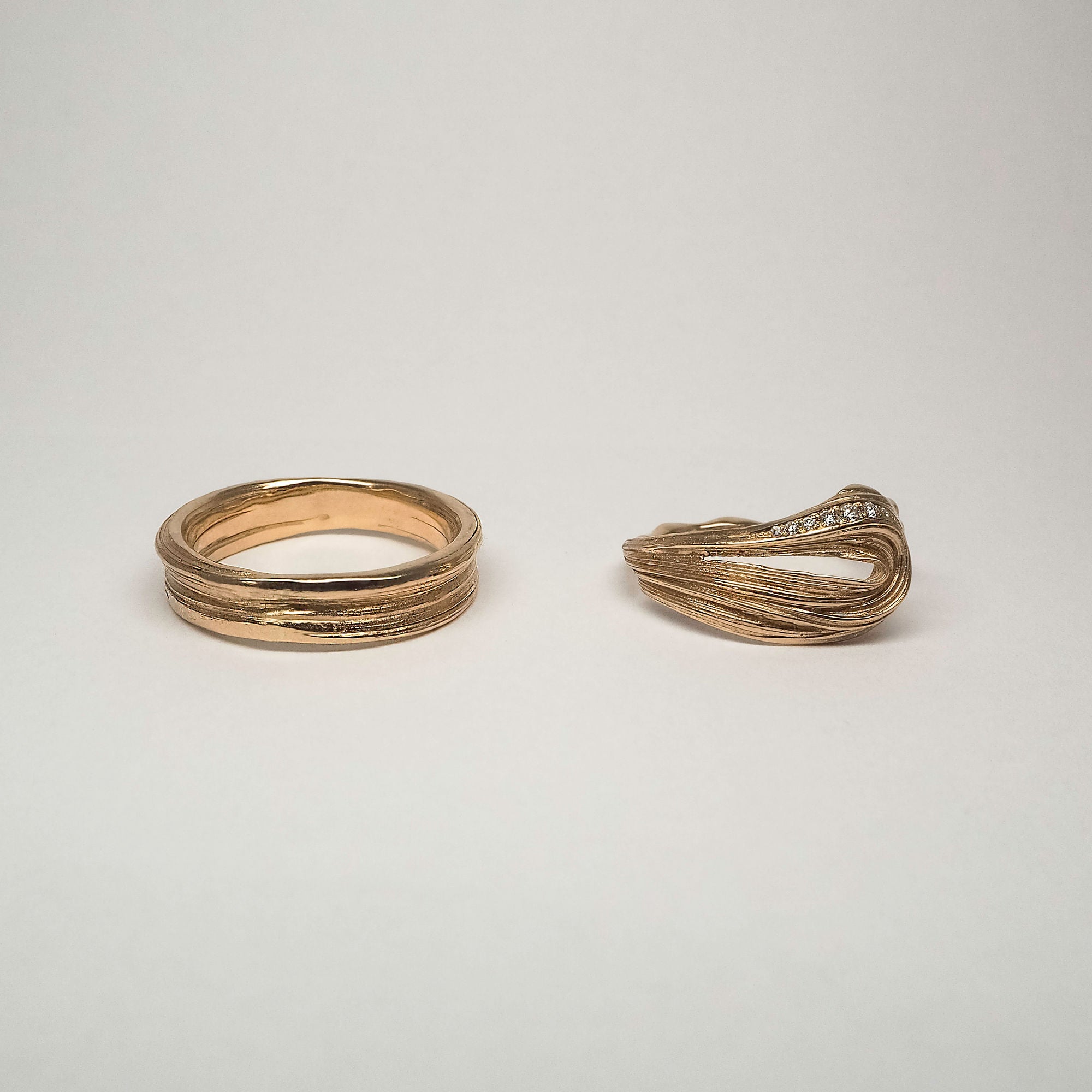 Ora Pavé-Goldring aus 14K