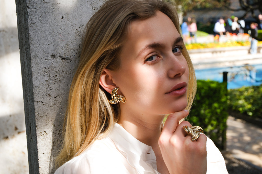 Scheitelgoldbeschichtung am Messingring