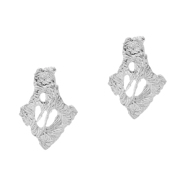 The Ilione Silver Earrings