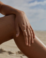 Bloom 9 18K eller 14K Guld, Hvidgulds eller Rosaguld Ring m. Diamanter