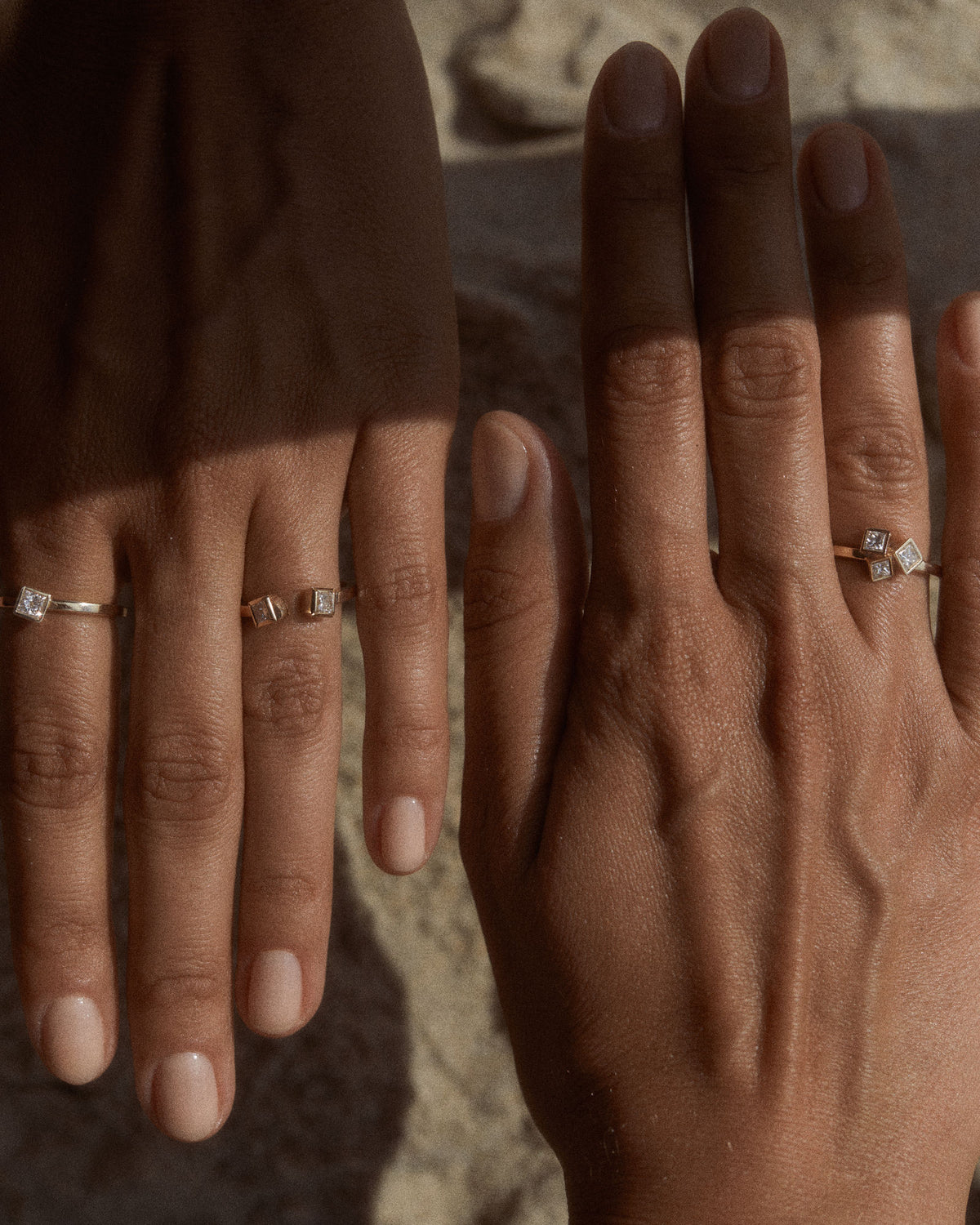 Bloom 10 18K Or 14K Gold, Whitegold or Rosegold Ring  w. Diamonds