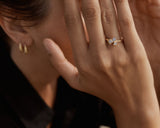 Bloom 10 18K eller 14K Guld, Hvidgulds eller Rosaguld Ring m. Diamanter