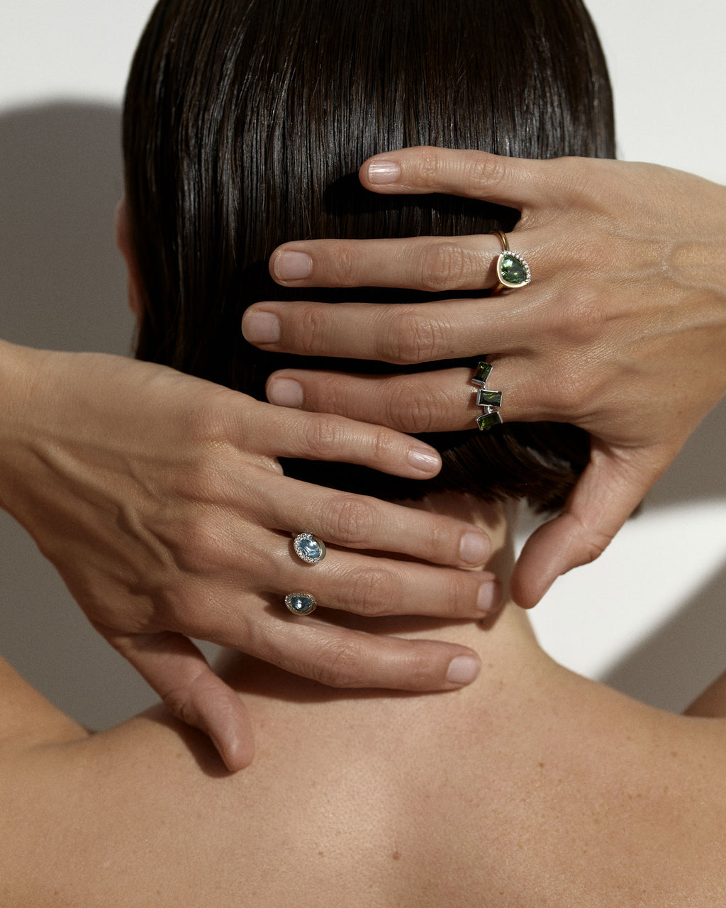 Bloom 6 18K eller 14K Guld, Hvidgulds eller Rosaguld Ring m. Turmalin & Diamanter