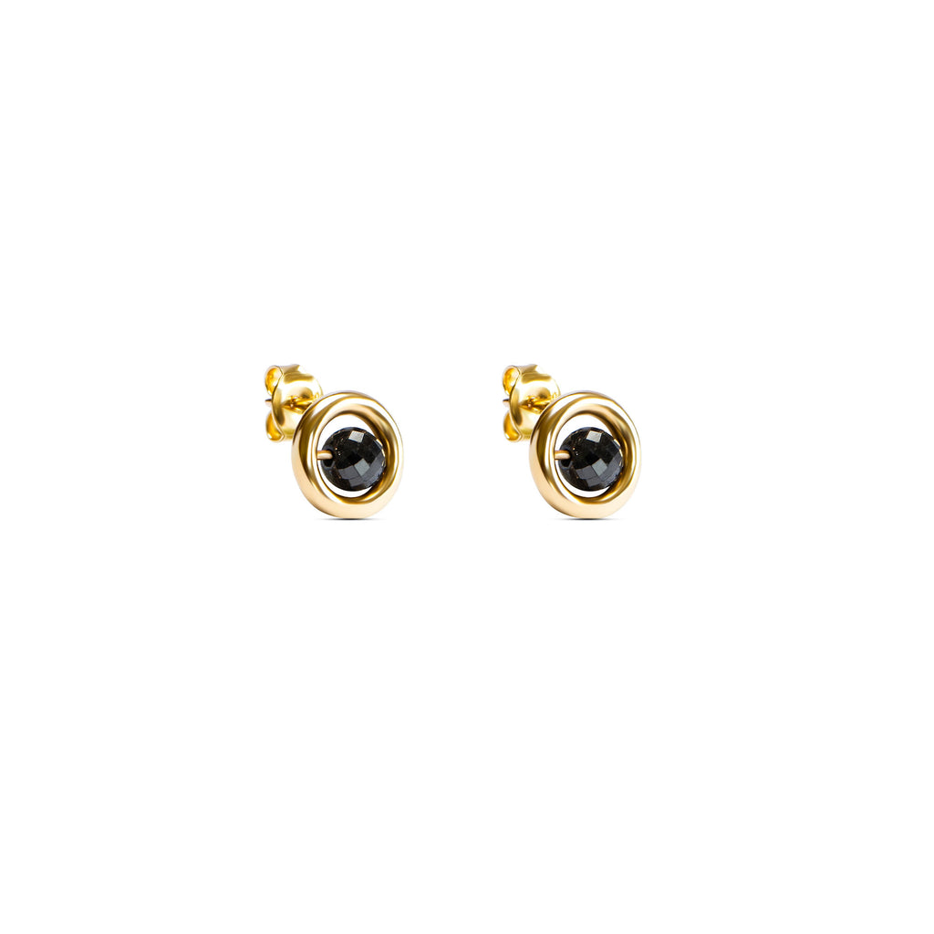 Universe 8 Golden 14K Gold, Whitegold or Rosegold Studs w. Diamonds