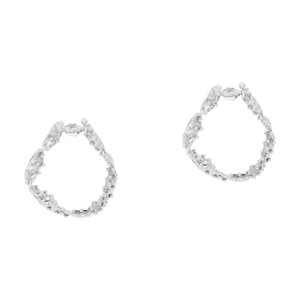 The Kleio Silver Earrings
