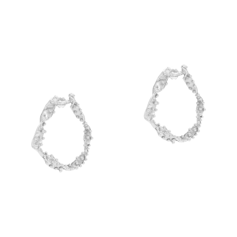 The Kleio Silver Earrings