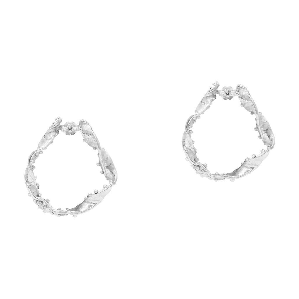 The Kleio Silver Earrings