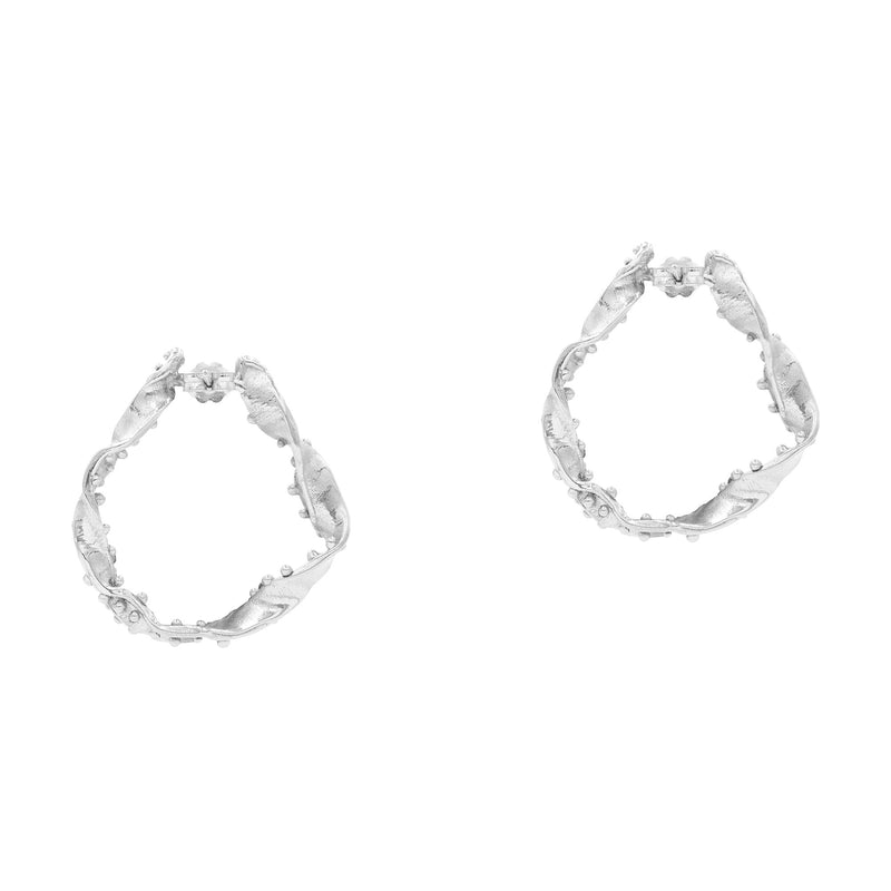 The Kleio Silver Earrings