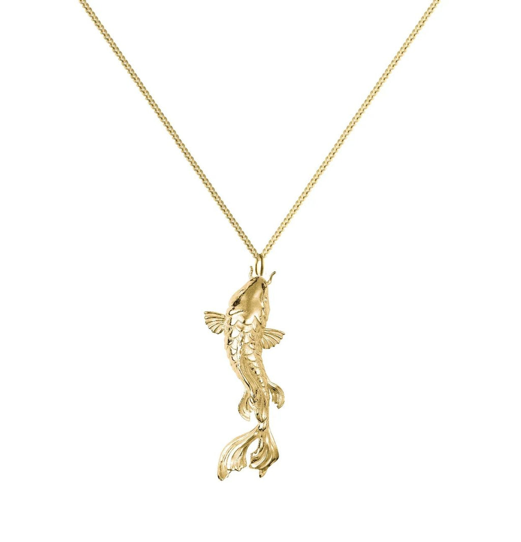 Koi Fish Gold Plated Necklace