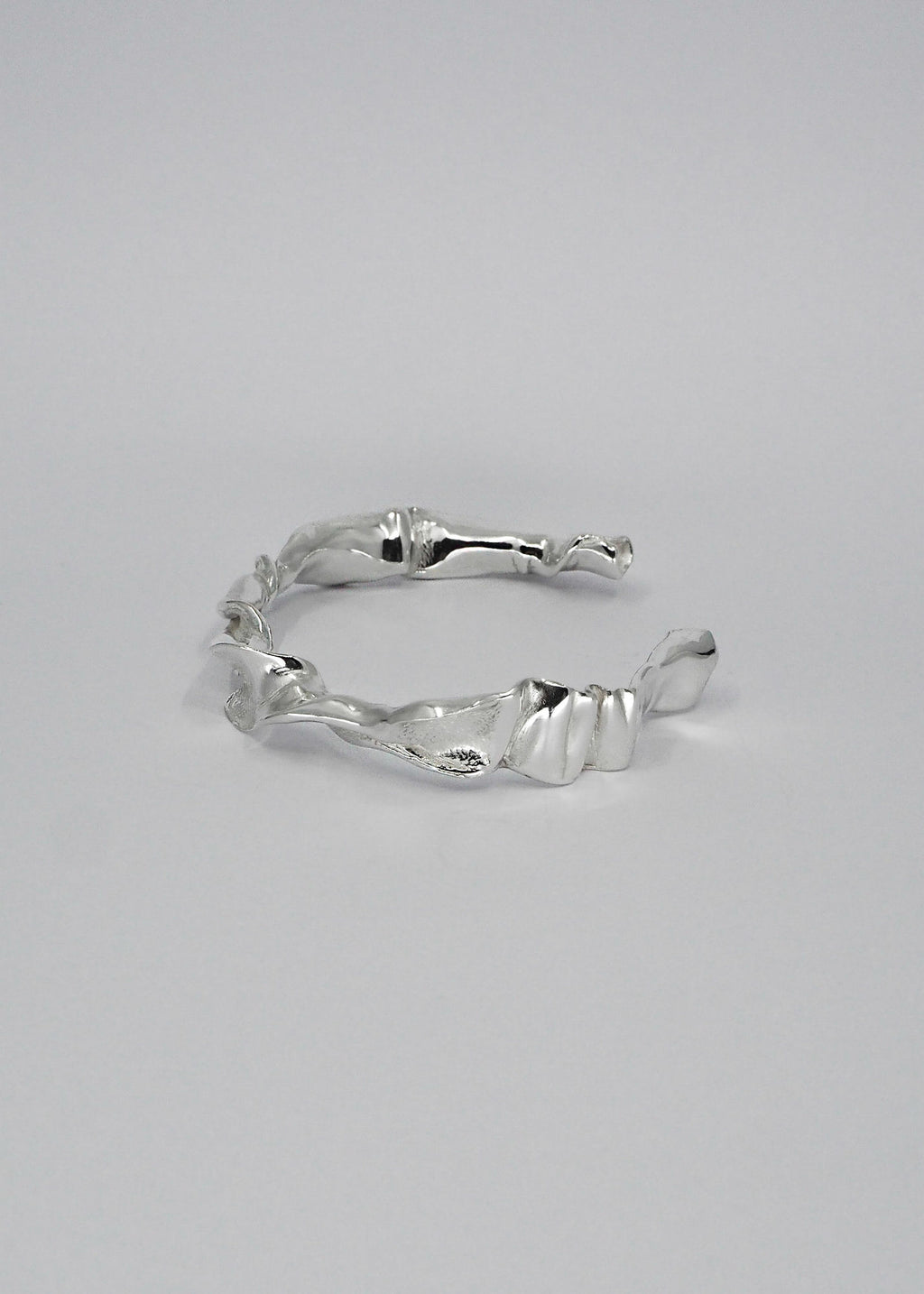 Lactuca Silver Bangle