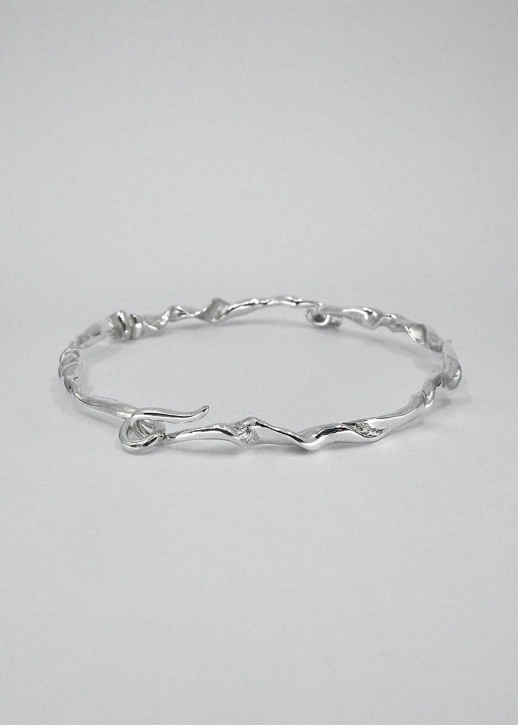 Lactuca II Silver Bangle