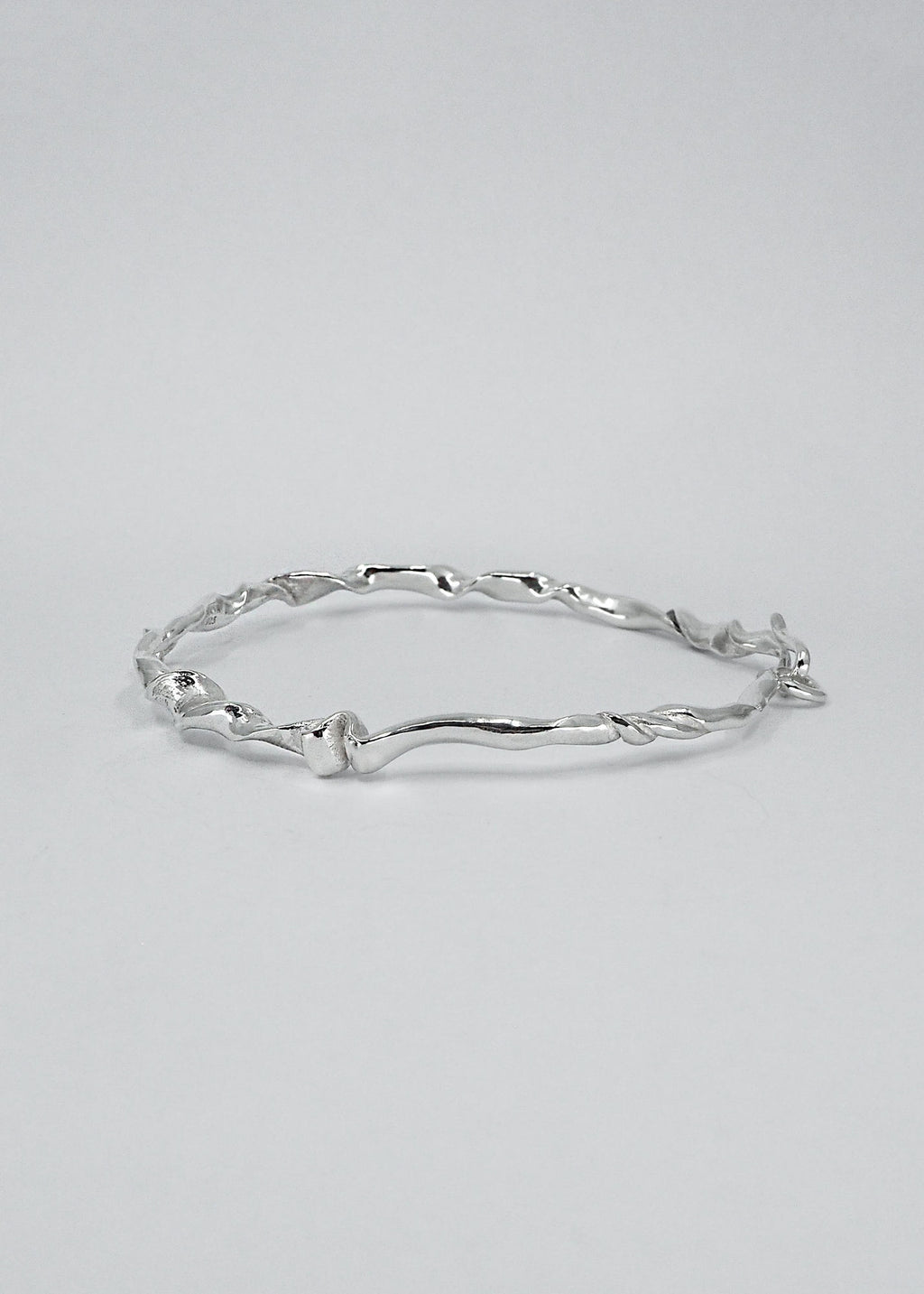 Lactuca II Silver Bangle