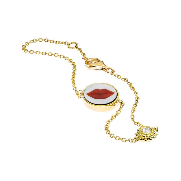 Ana Katarina Lady Is A Tramp 18K Gold Bracelet Agate – The