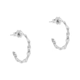 The Leda Silver Earrings