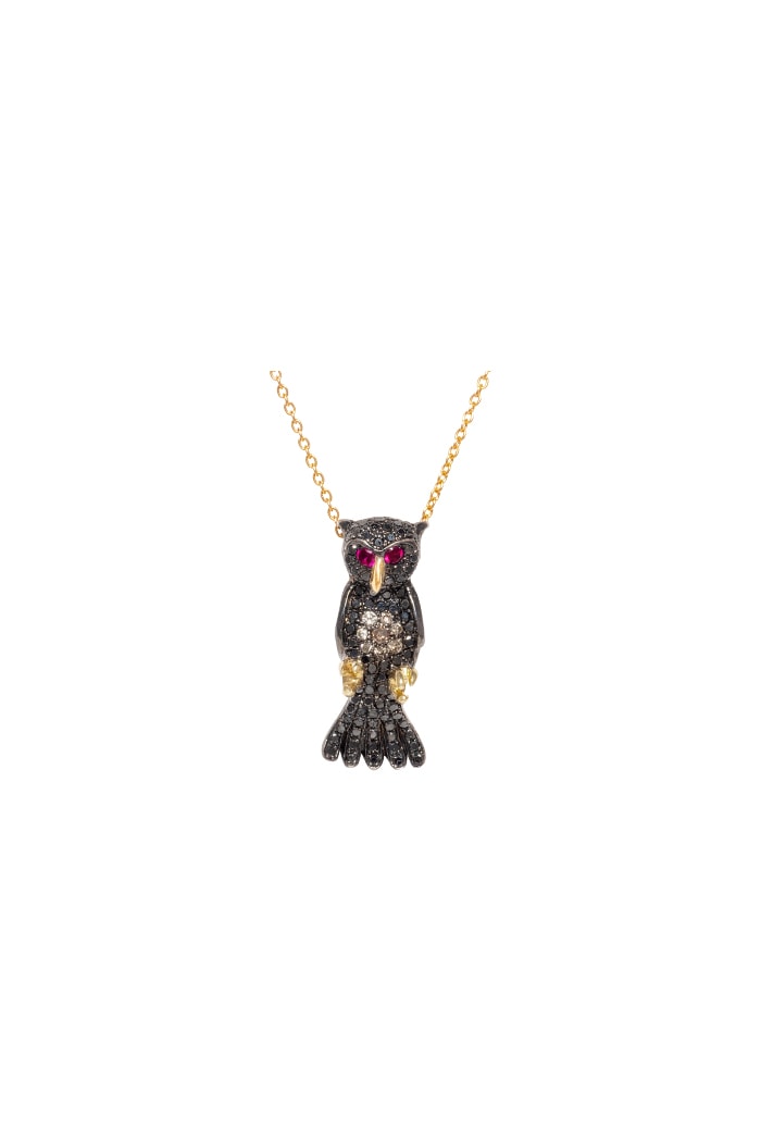 Le Nocturne 18K Gold & Silver Necklace