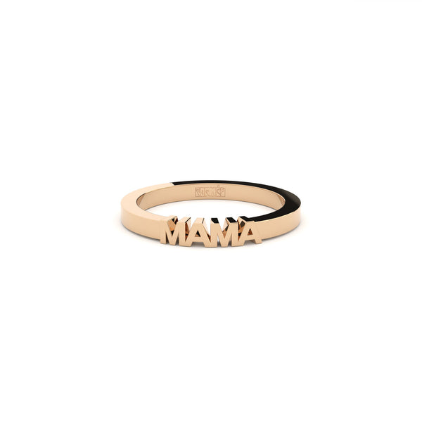 Becoming Mama Plain 14K Rosegold Ring