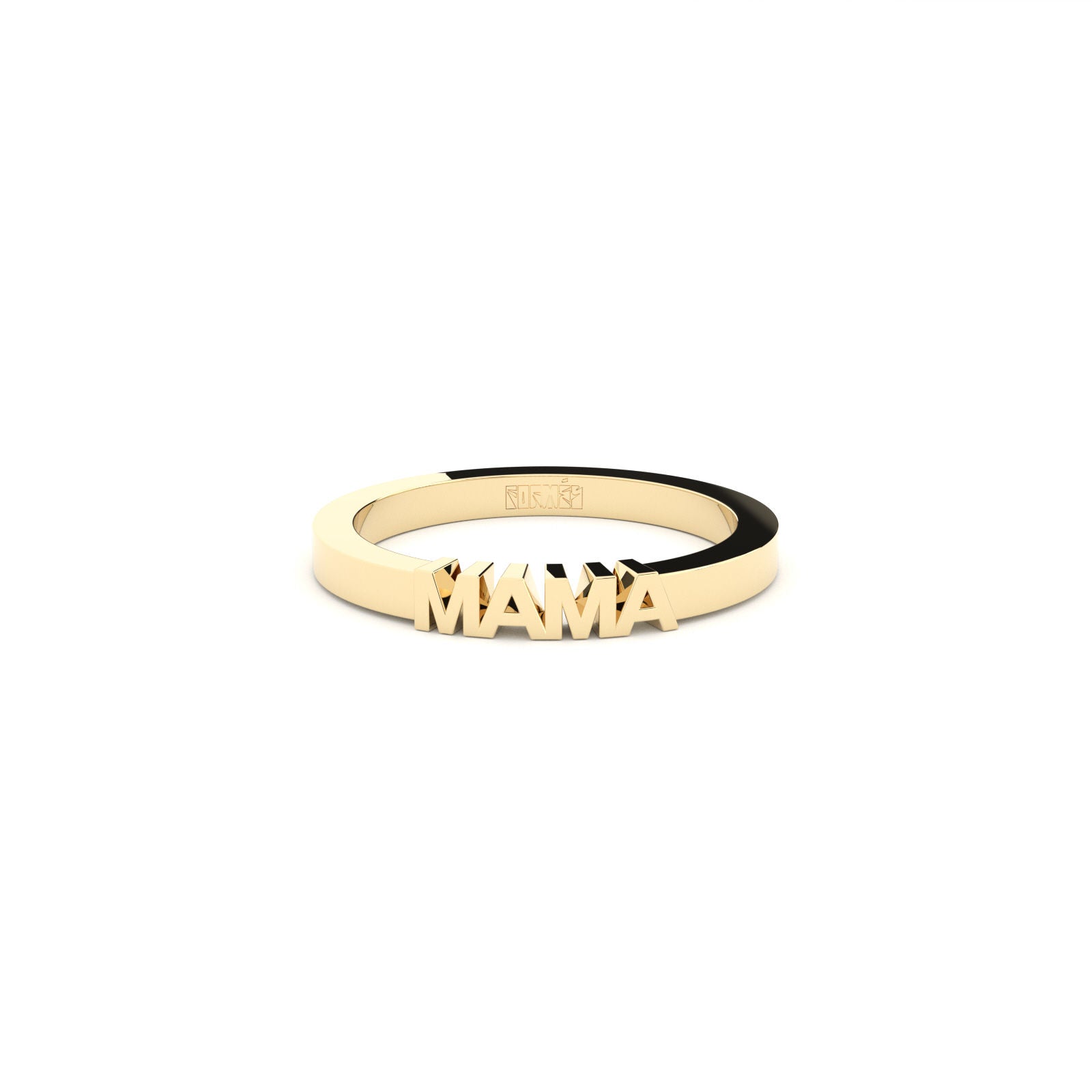 Becoming Mama Plain 18K Guld Ring