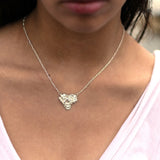 The Metope Silver Necklace