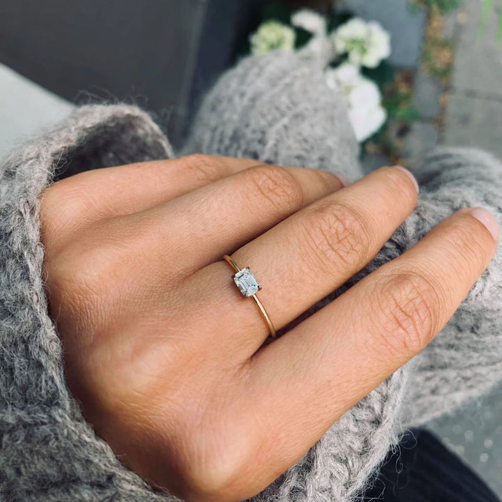 Miss Audery 14K & 18K Gold Ring w. Diamond