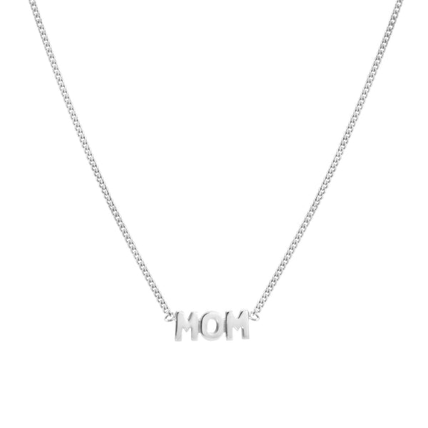 Mom Silver Necklace