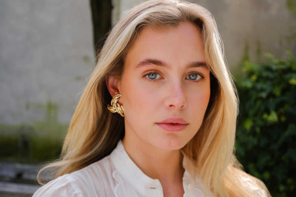 Verve Gold Plating on Brass Earrings