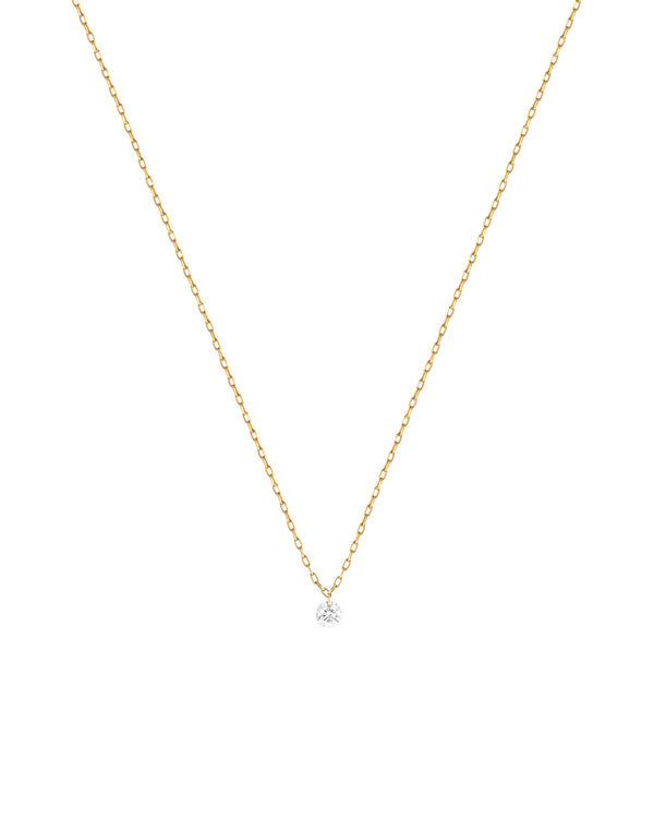 Nova 14K Gold, White Gold or Rose Gold Necklace w. 0.15ct Diamond