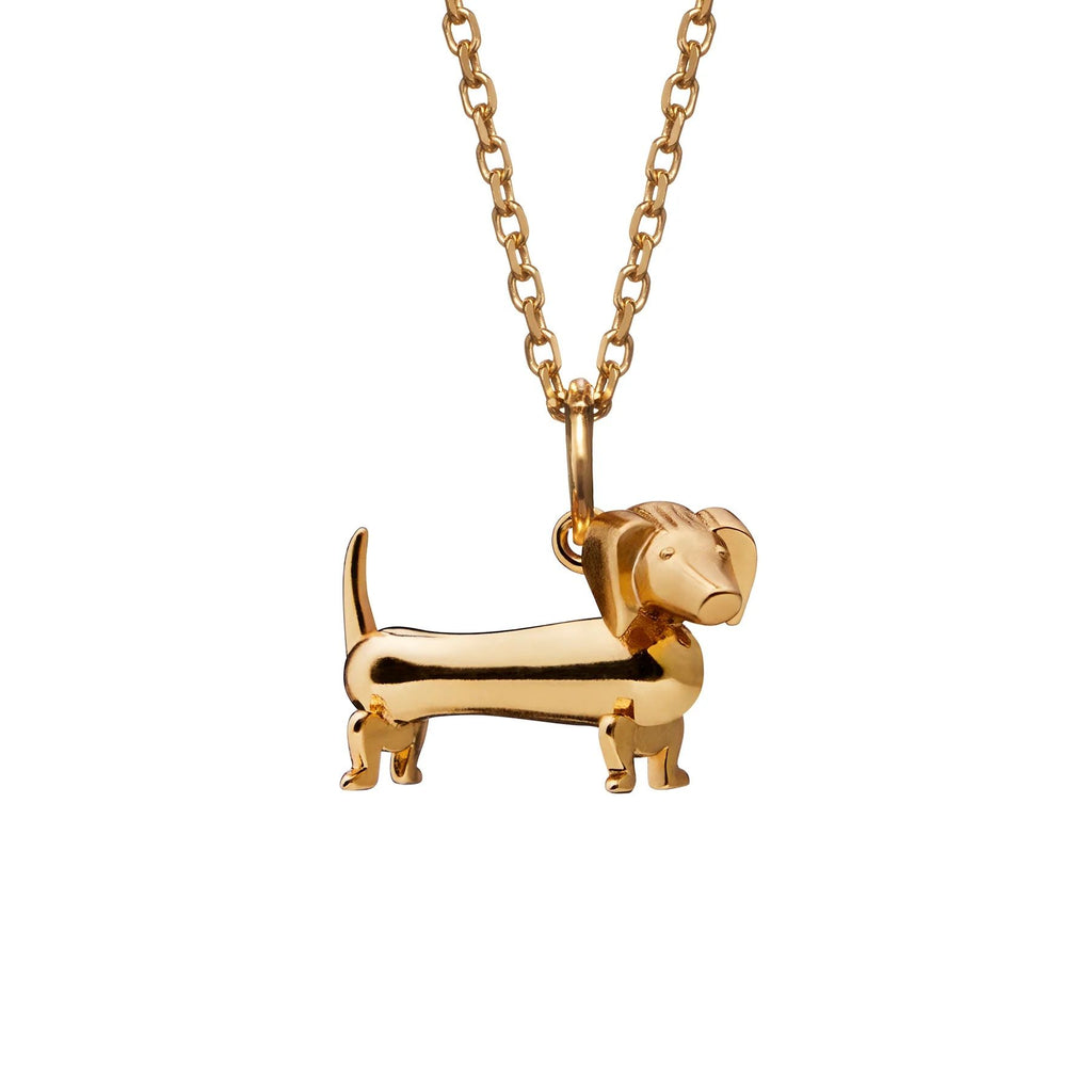 Dachshund 18K Gold Plated Necklace