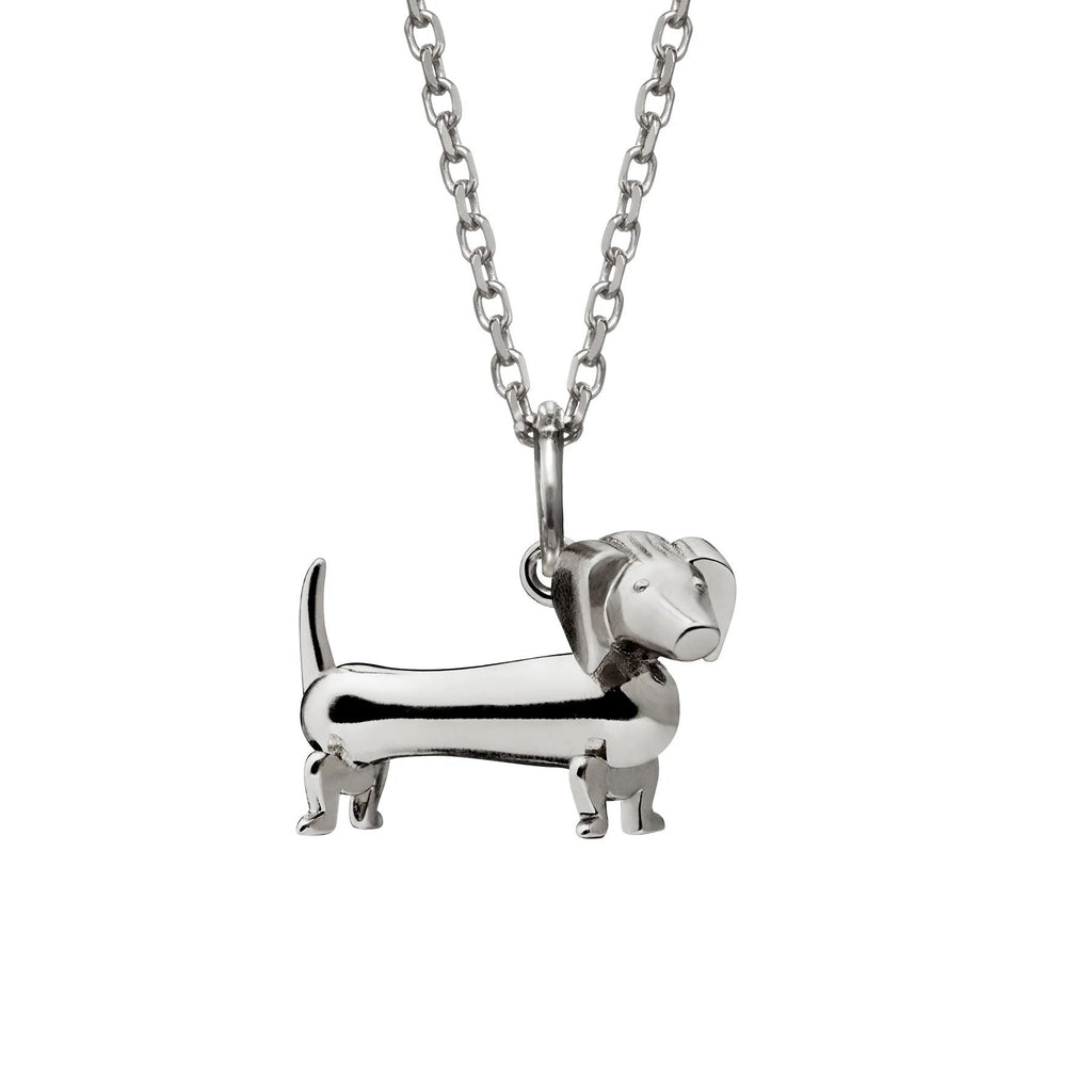 Dachshund Silver Necklace