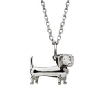 Dachshund Silver Necklace