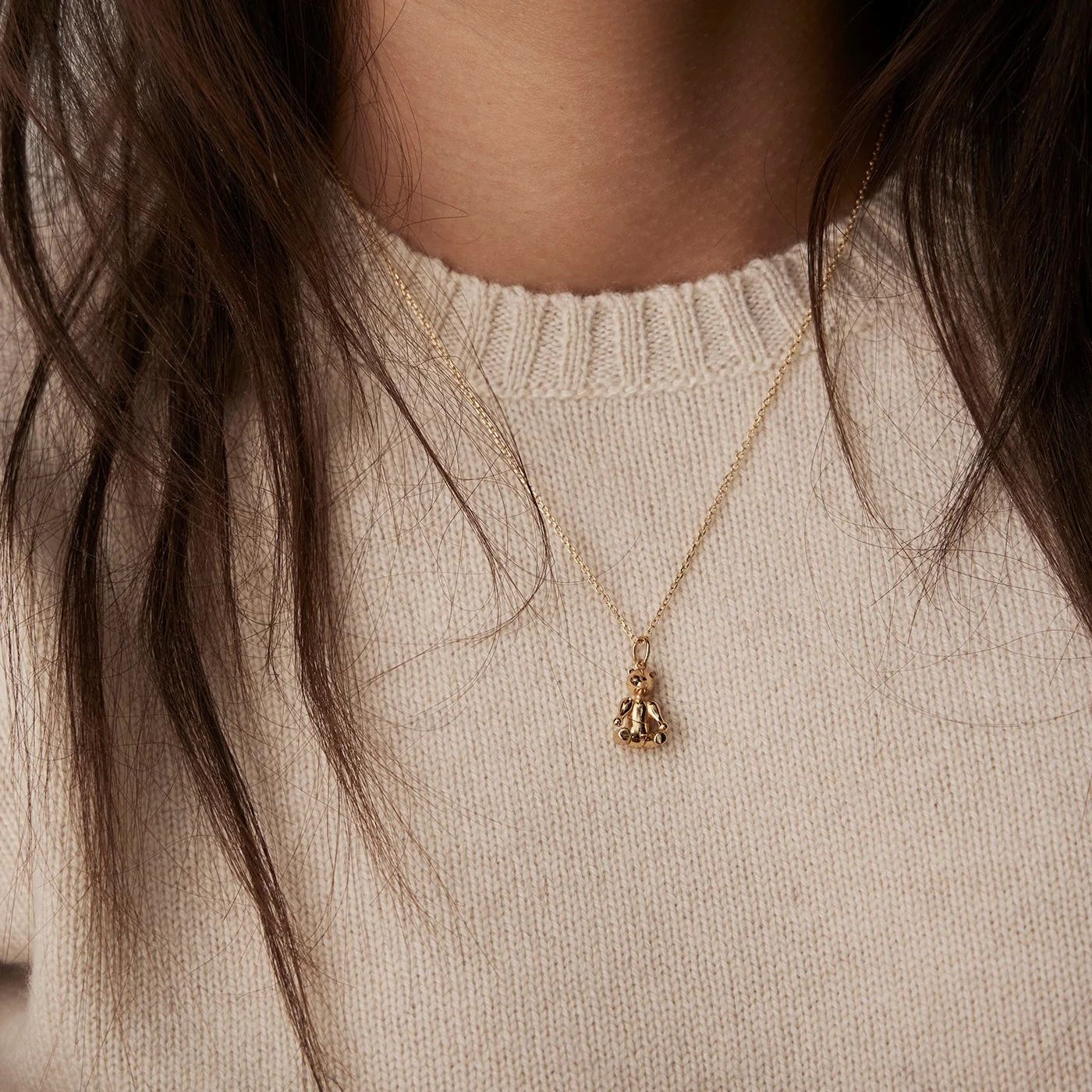 Bear 18K Gold Plated Necklace