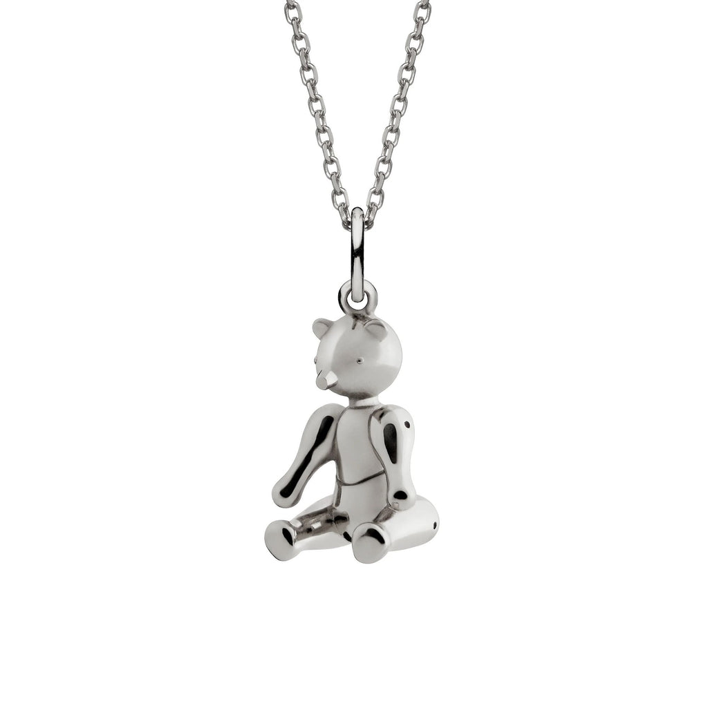 Bear Silver Necklace