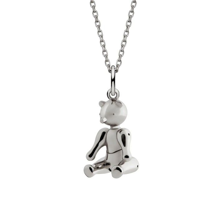 Bear Silver Necklace